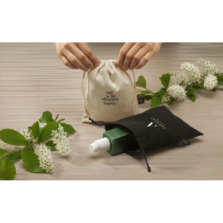 Recycled cotton gift pouch (150gsm/4.4oz)