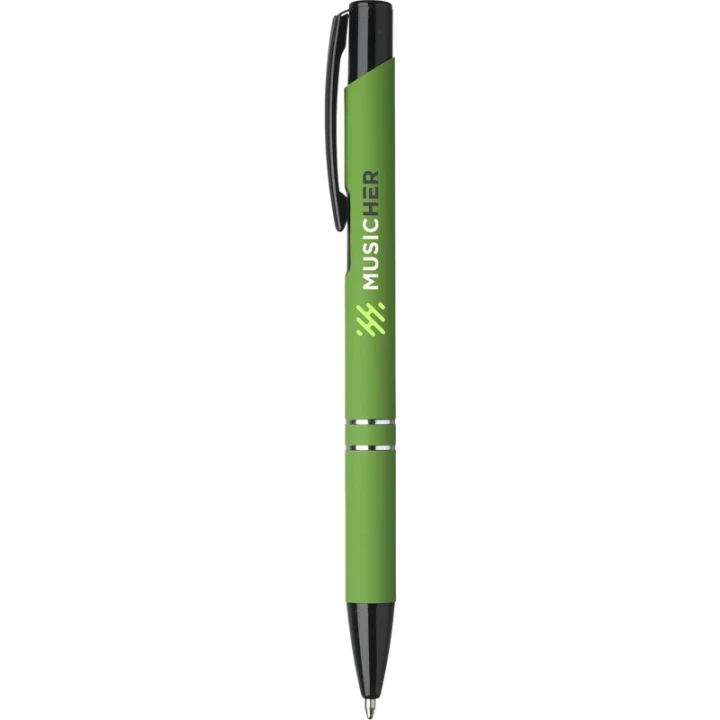 Ebony Rubberised Ballpoint Pen
