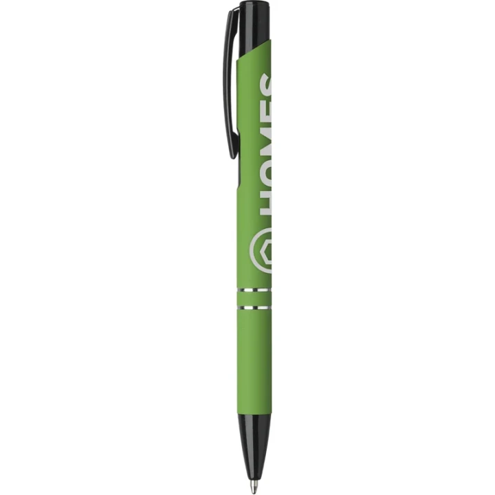 Ebony Rubberised Ballpoint Pen