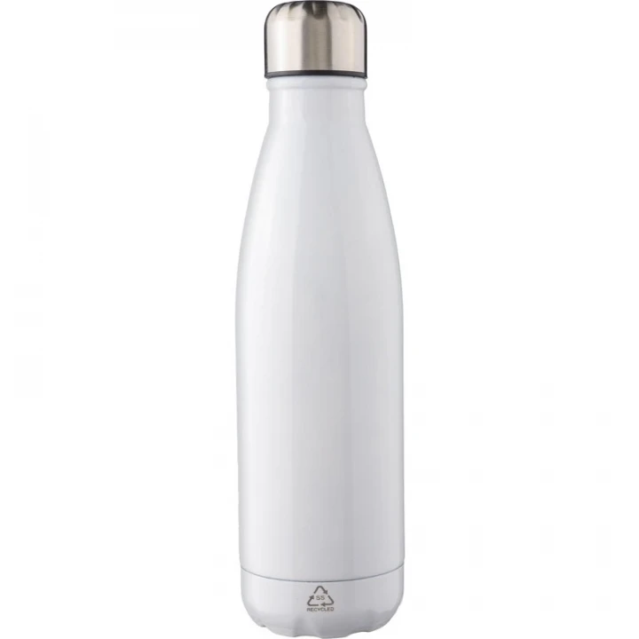 Recycled Stainless Steel Single Walled Bottle 650ml