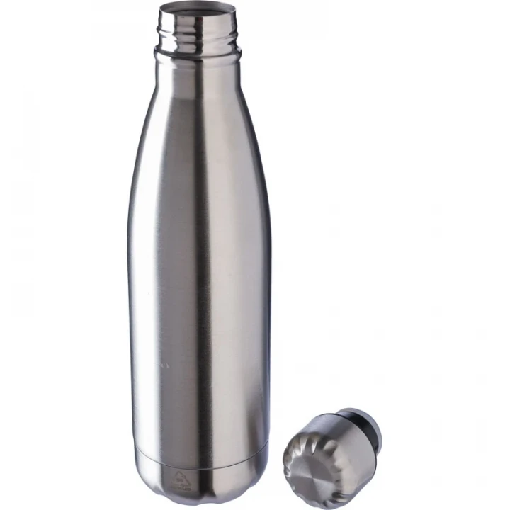 Recycled Stainless Steel Single Walled Bottle 650ml