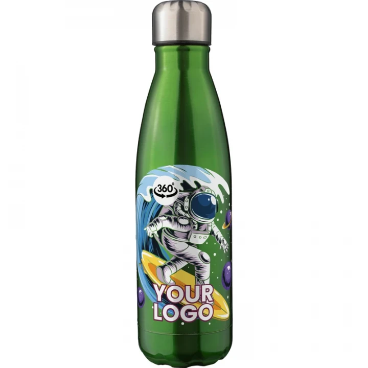 Recycled Stainless Steel Double Walled Bottle 500ml