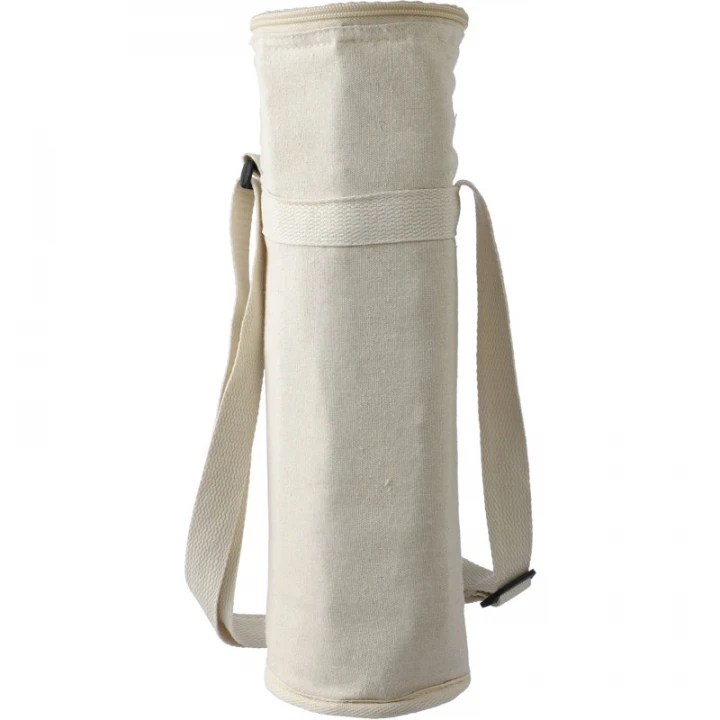 Recycled Cotton Cooler Bag For One Bottle