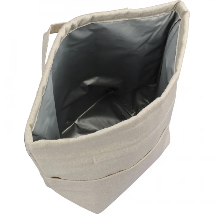 Recycled Cotton Rolltop Cooler Bag 220gm / 7.8oz