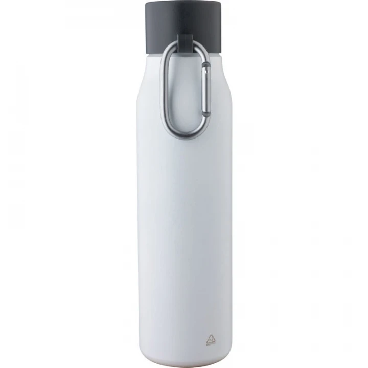 Recycled Stainless Steel Double Walled Bottle 600ml