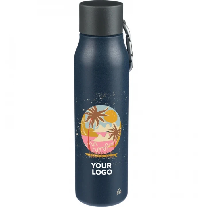Recycled Stainless Steel Double Walled Bottle 600ml