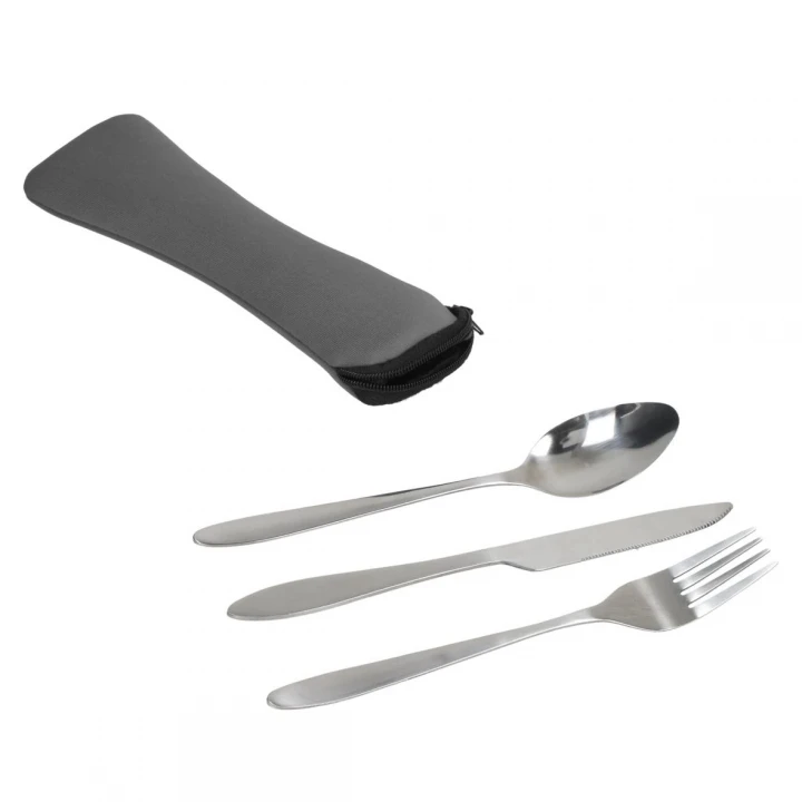 Cutlery Set To Go - Silver
