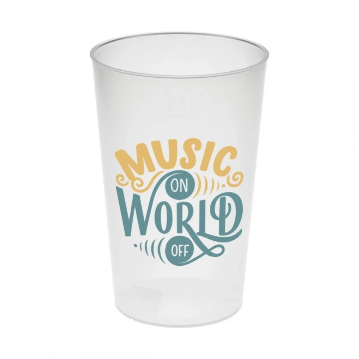 Vital Drinking Cup 500ml Transparent