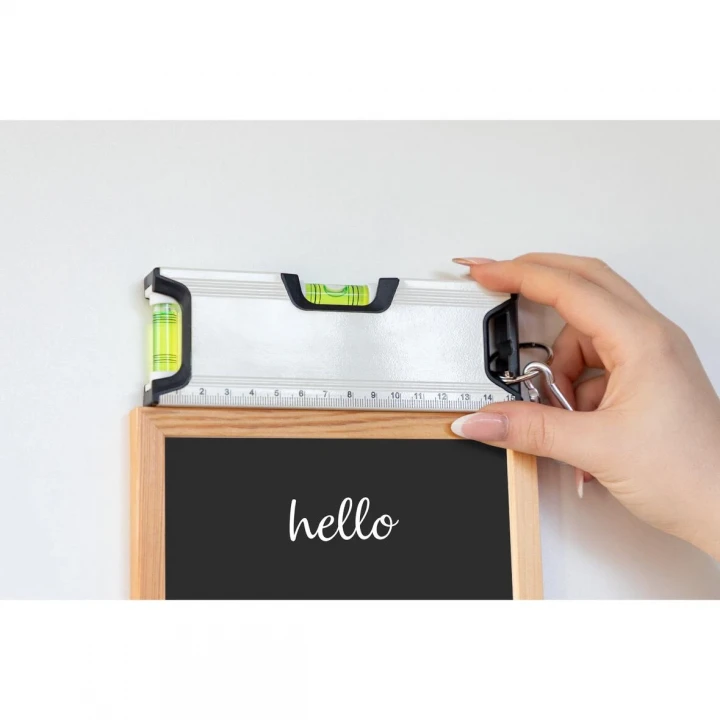 Misura Spirit Level 15.5cm - White