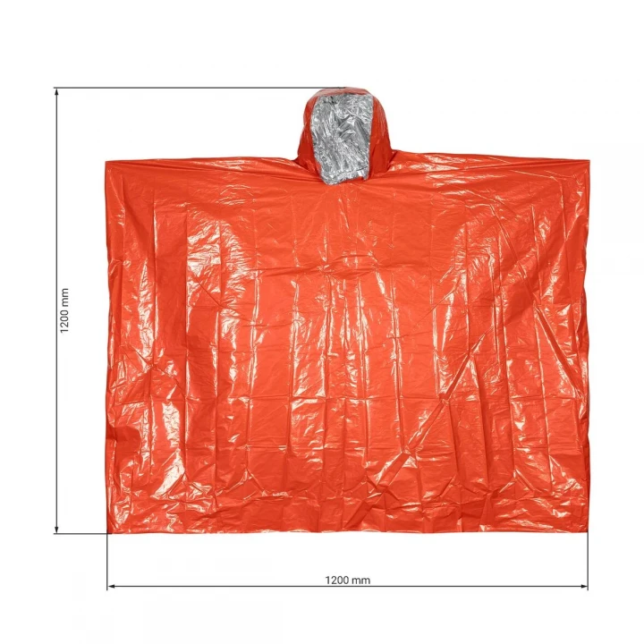 Survival Outdoor Poncho - Orange