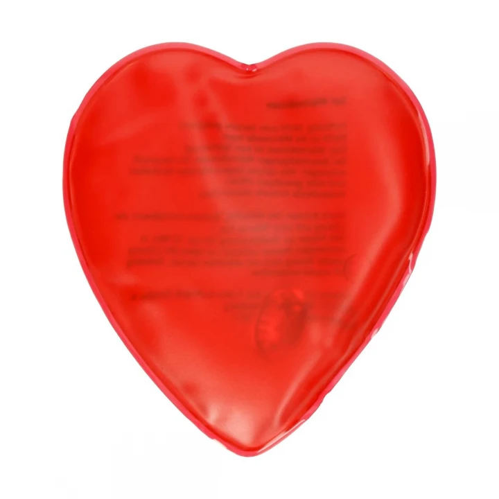 Heart Gel Heating Pad Red