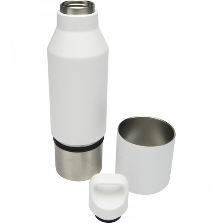 Odessy 600ml RCS Certified Recycled Stainless Steel Insulated Bottle With 300ml Cup