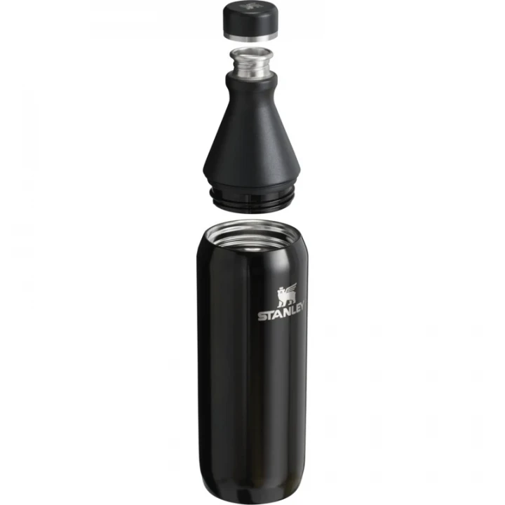 Stanley All Day Slim Water Bottle 600ml Shiny Black