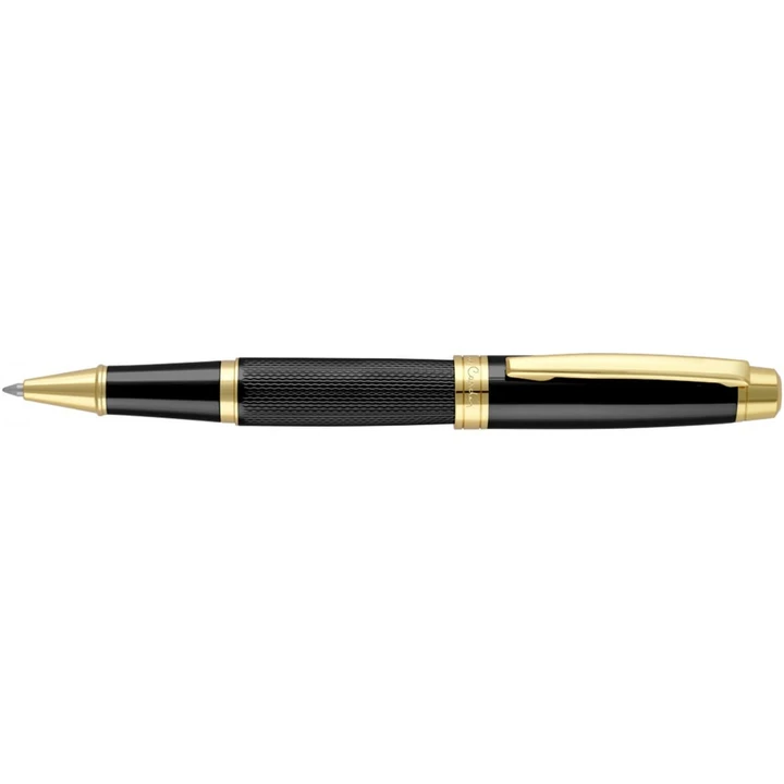 Pierre Cardin Academie Rollerball - GunMetal/Gold (Line Colour Print)