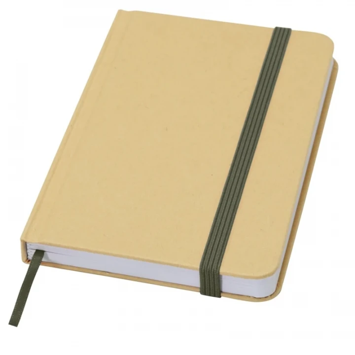 Reed A6 Recycled Hard Cover Notebook With Plain Pages