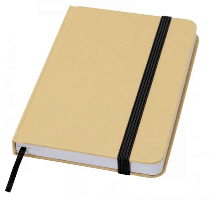 Reed A6 Recycled Hard Cover Notebook With Plain Pages