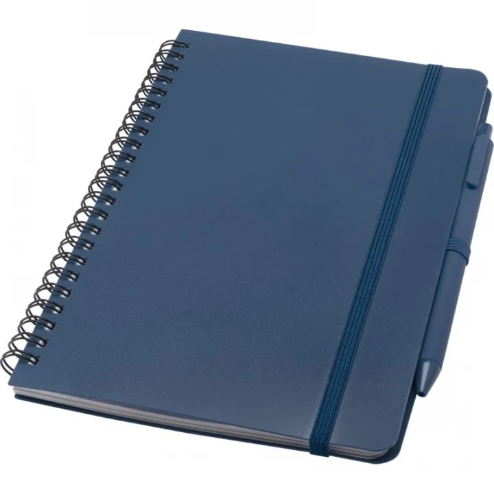 Thalaasa A5 Ocean-Bound Hard Cover Notebook With Ballpoint Pen (black ink)