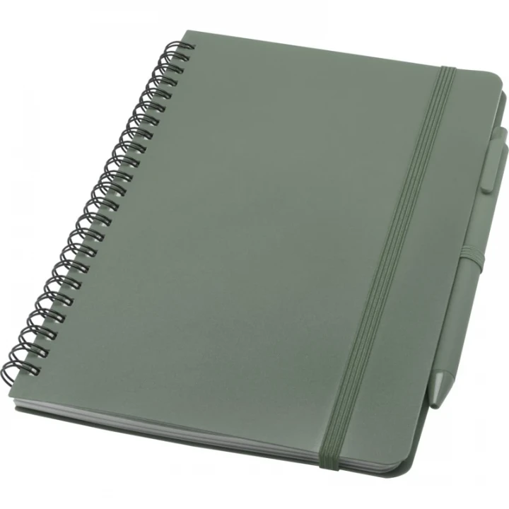 Thalaasa A5 Ocean-Bound Hard Cover Notebook With Ballpoint Pen (black ink)