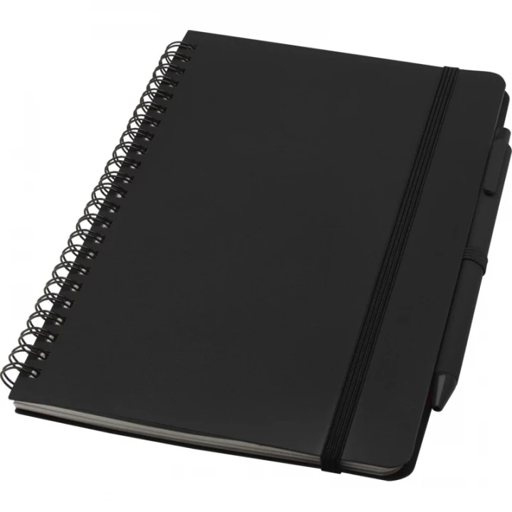 Thalaasa A5 Ocean-Bound Hard Cover Notebook With Ballpoint Pen (black ink)