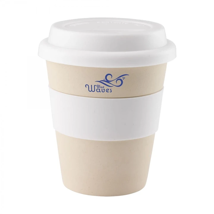Eco Bamboo Printed Travel Mug