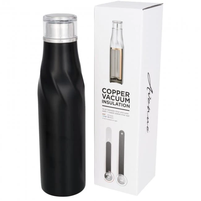 Hugo auto-seal copper vacuum insulated bottle