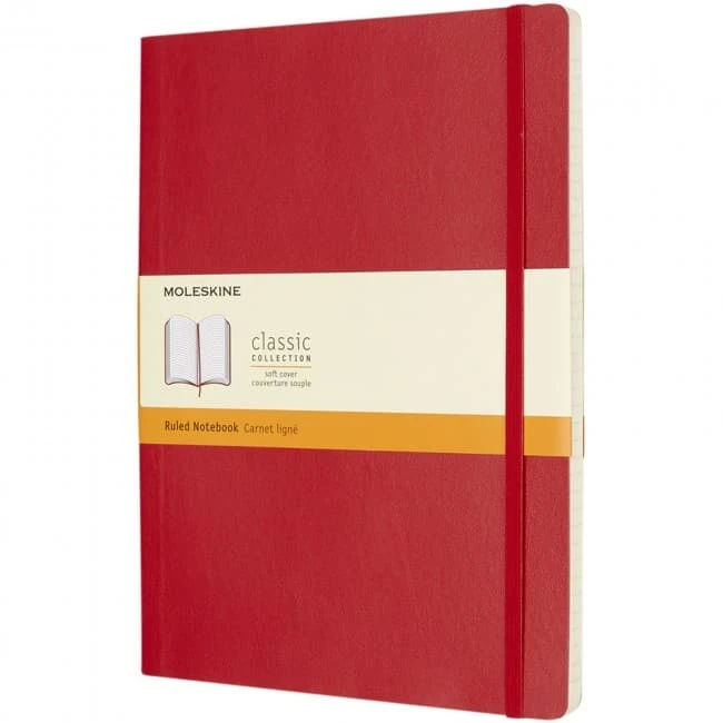 Moleskine Classic XL Soft Cover Notebook - Ruled