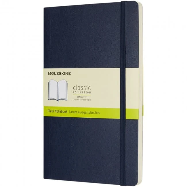 Moleskine Classic L Soft Cover Notebook - Plain