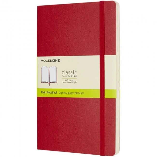 Moleskine Classic L Soft Cover Notebook - Plain