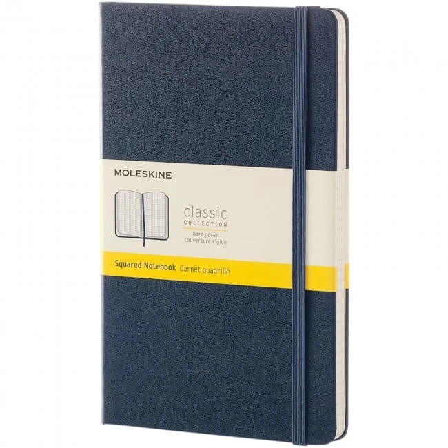 Moleskine Classic L Hard Cover Notebook - Squared