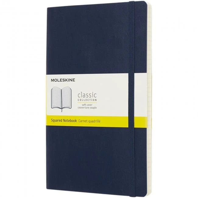 Moleskine Classic L Soft Cover Notebook - Squared