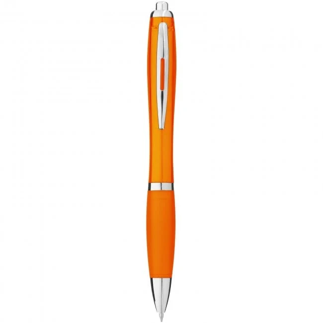 Nash Ballpoint Pen With Coloured Barrel and Grip (black ink)