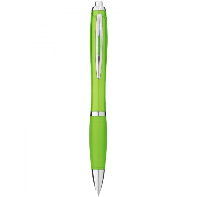 Nash Ballpoint Pen With Coloured Barrel and Grip (black ink)