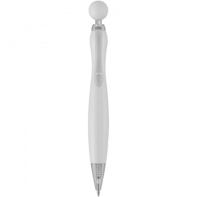 Naples ballpoint pen with ball-shaped clicker