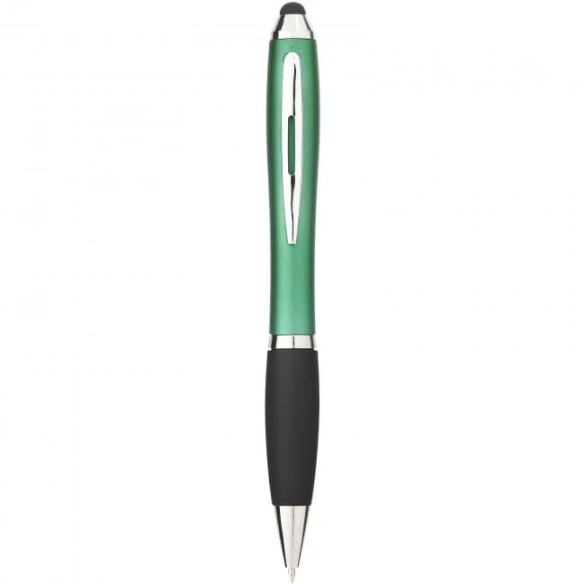 Nash Coloured Stylus Ballpoint Pen With Black Grip (blue ink)
