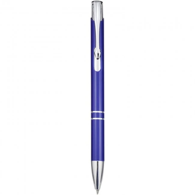 Moneta Aluminium Click Ballpoint Pen (blue ink)