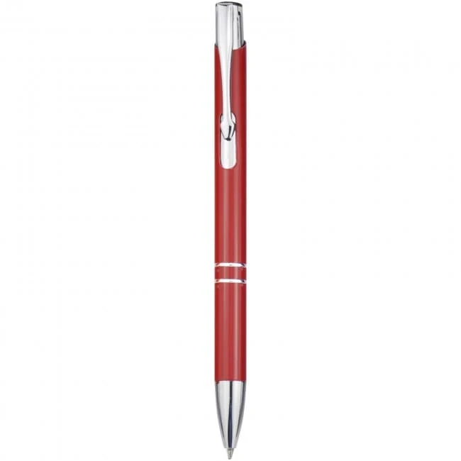 Moneta Aluminium Click Ballpoint Pen (blue ink)