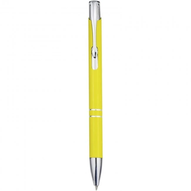 Moneta Aluminium Click Ballpoint Pen (blue ink)