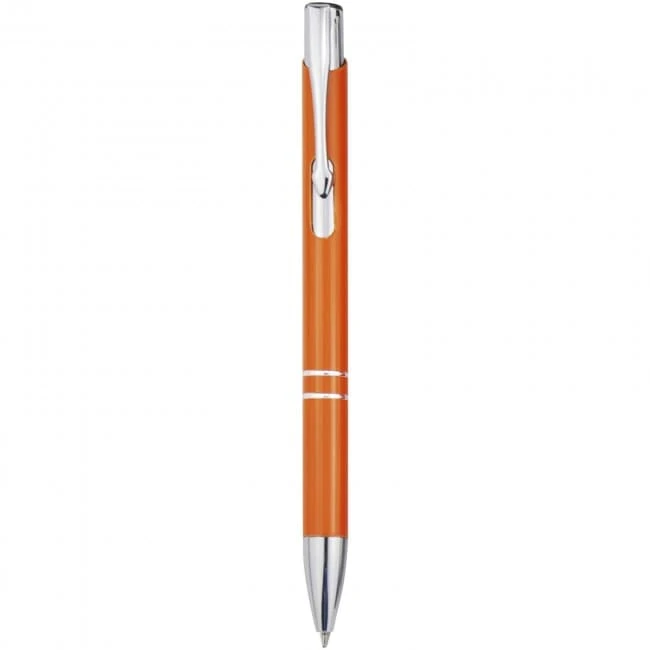 Moneta Aluminium Click Ballpoint Pen (blue ink)