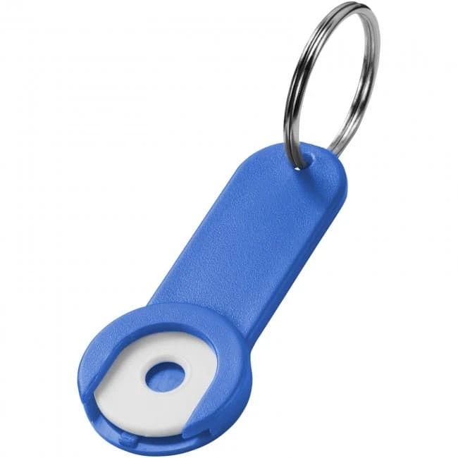 Shoppy coin holder keychain
