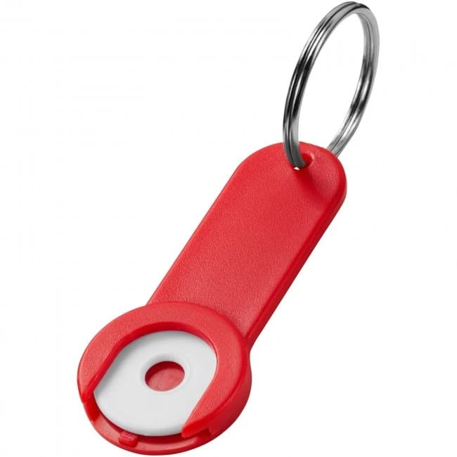Shoppy coin holder keychain