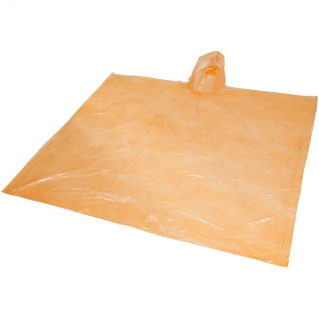 Ziva Disposable Rain Poncho With Storage Pouch