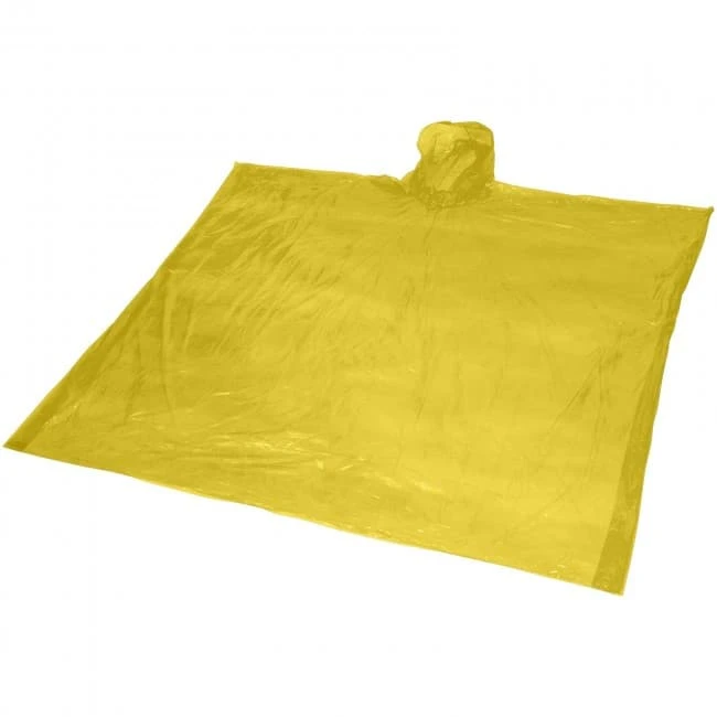 Ziva Disposable Rain Poncho With Storage Pouch