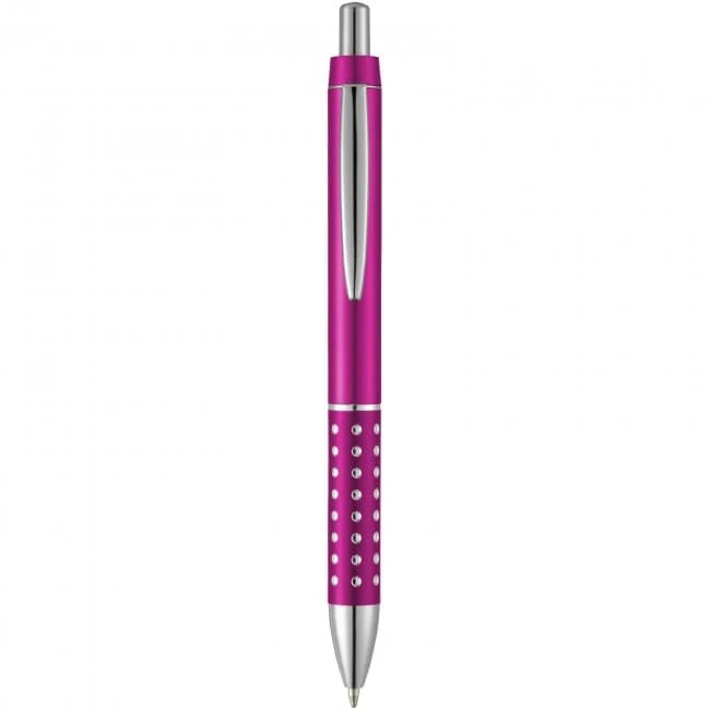Bling ballpoint pen with aluminium grip