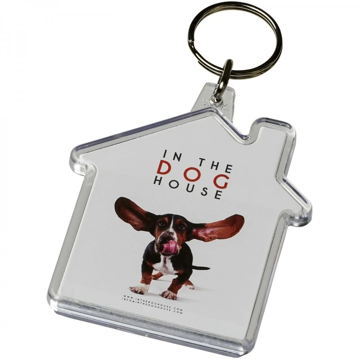 Combo House-Shaped Keychain