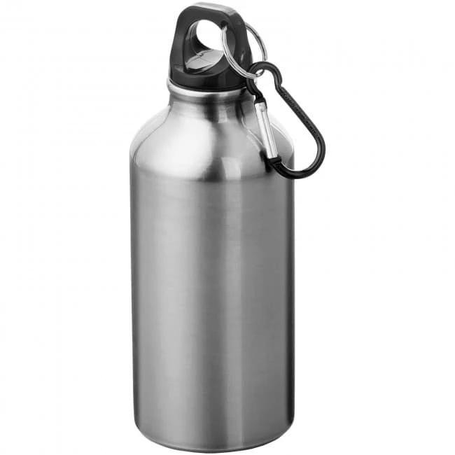 Oregon 400ml RCS Certified Single Wall Stainless Steel Water Bottle With Carabiner