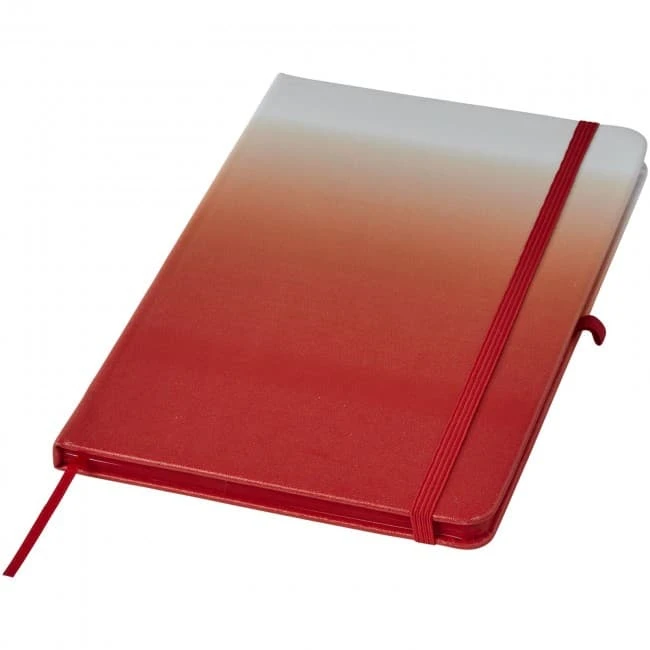 Gradient hard cover notebook