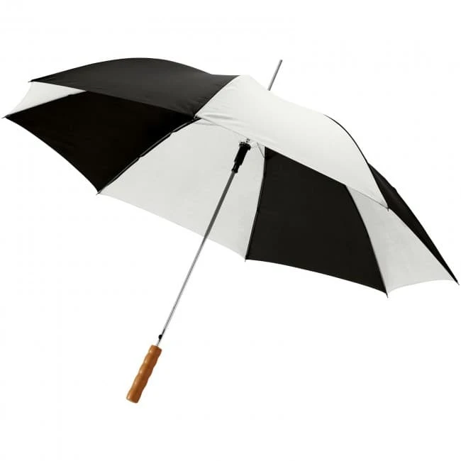 Lisa 23'' auto open umbrella with wooden handle