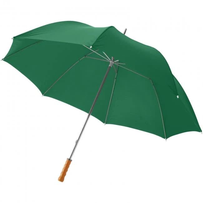 Karl 30'' golf umbrella with wooden handle