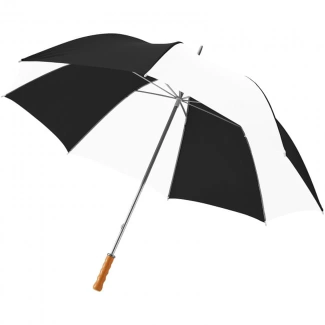 Karl 30'' golf umbrella with wooden handle