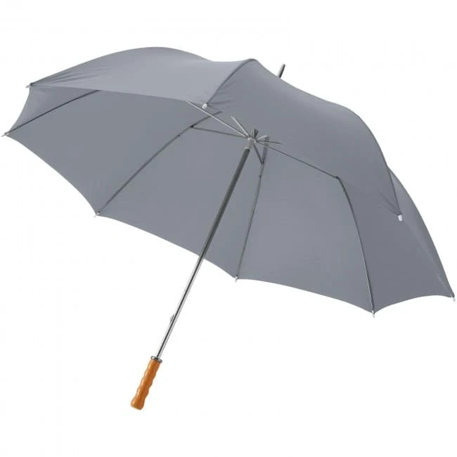 Karl 30'' golf umbrella with wooden handle